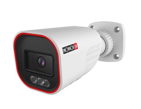 24/7 4-Megapixel Bullet Kamera mit motorisiertem Objektiv, hybridem 40m-IR und weißer LED