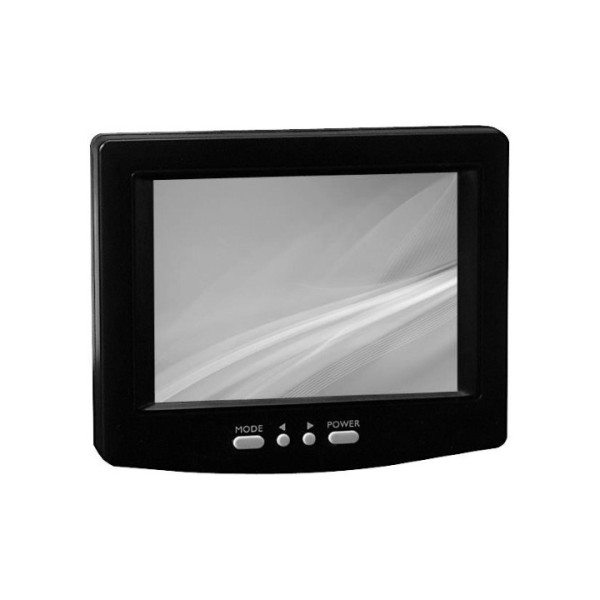 5,6" LCD/TFT Monitor, 640 x 480, LED, 2x FBAS 12V