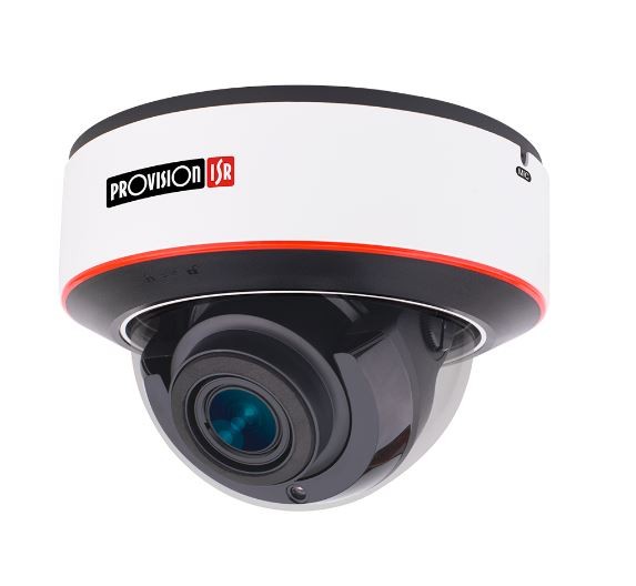 40m IR 8 MP DDA Analytics Anti-Vandalismus-Kuppelkamera mit motorisiertem Objektiv